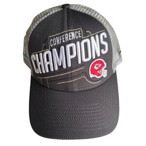 Kansas City Chiefs LIV Conference Champions New Era 9FORTY Gray Snapback Hat